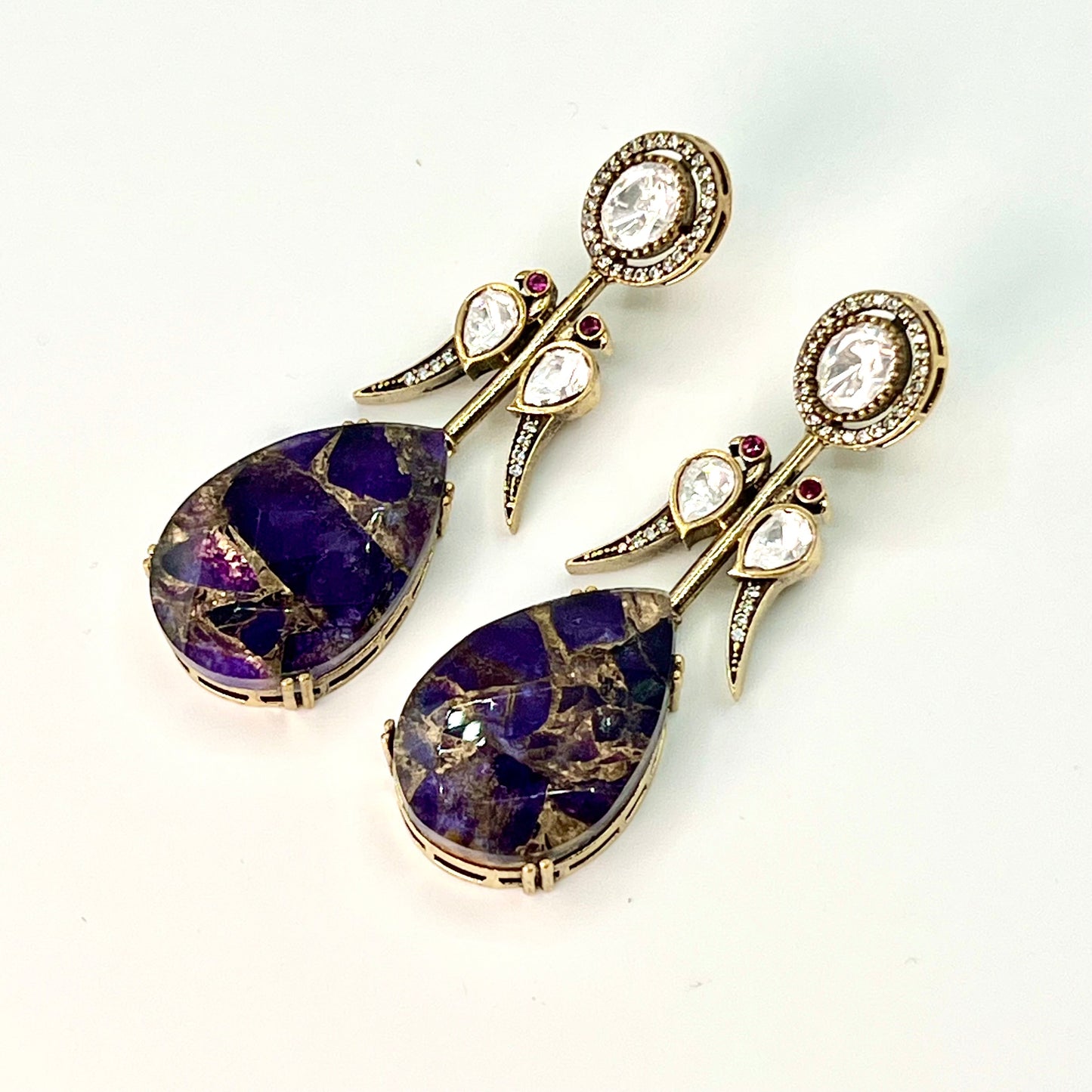Polki Firestone Earrings