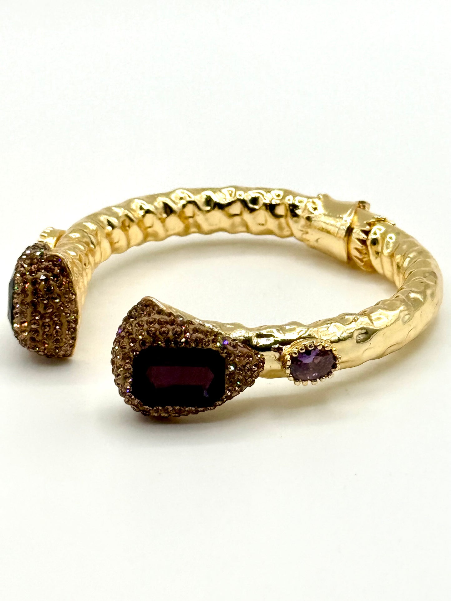 Purple Crystal Bangle