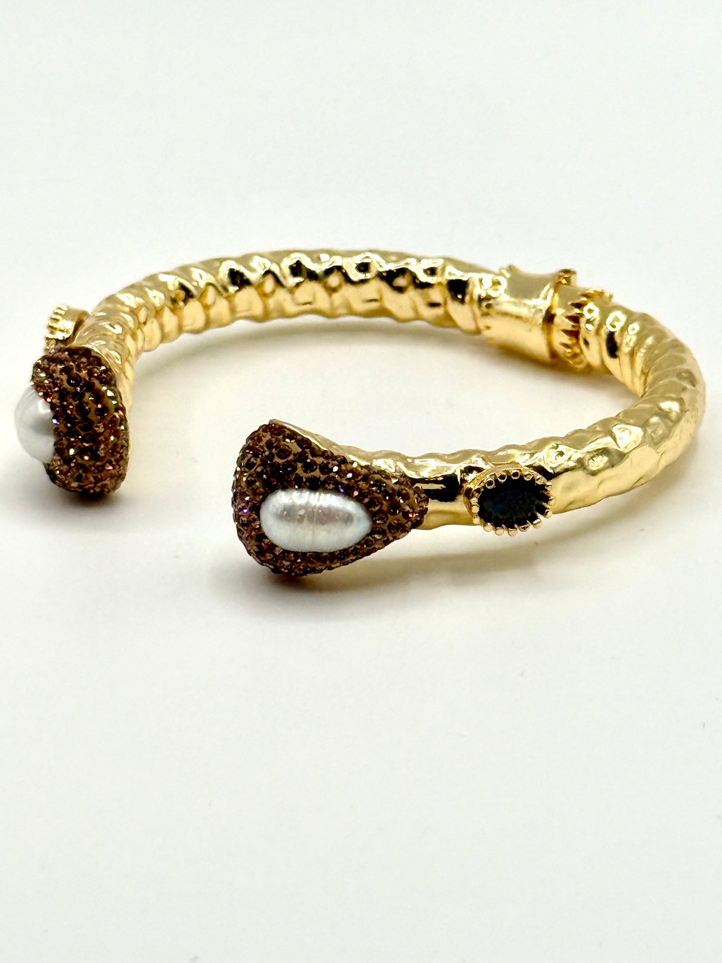 Pearl Bronze Bangle