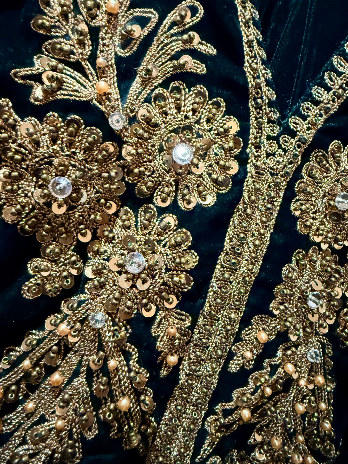 Regal Velvet Dori Embroidered Suit