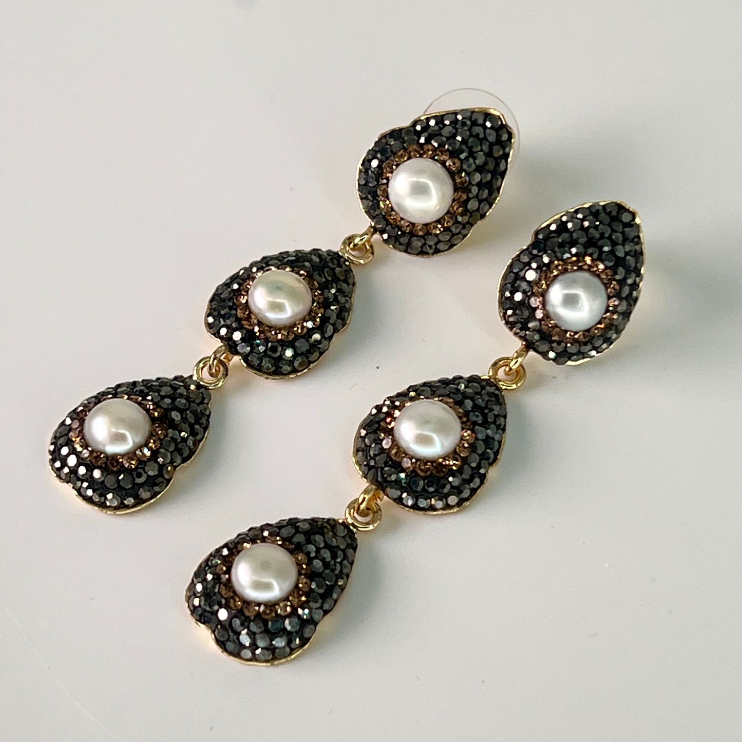 Mother Pearl Flow Earrings