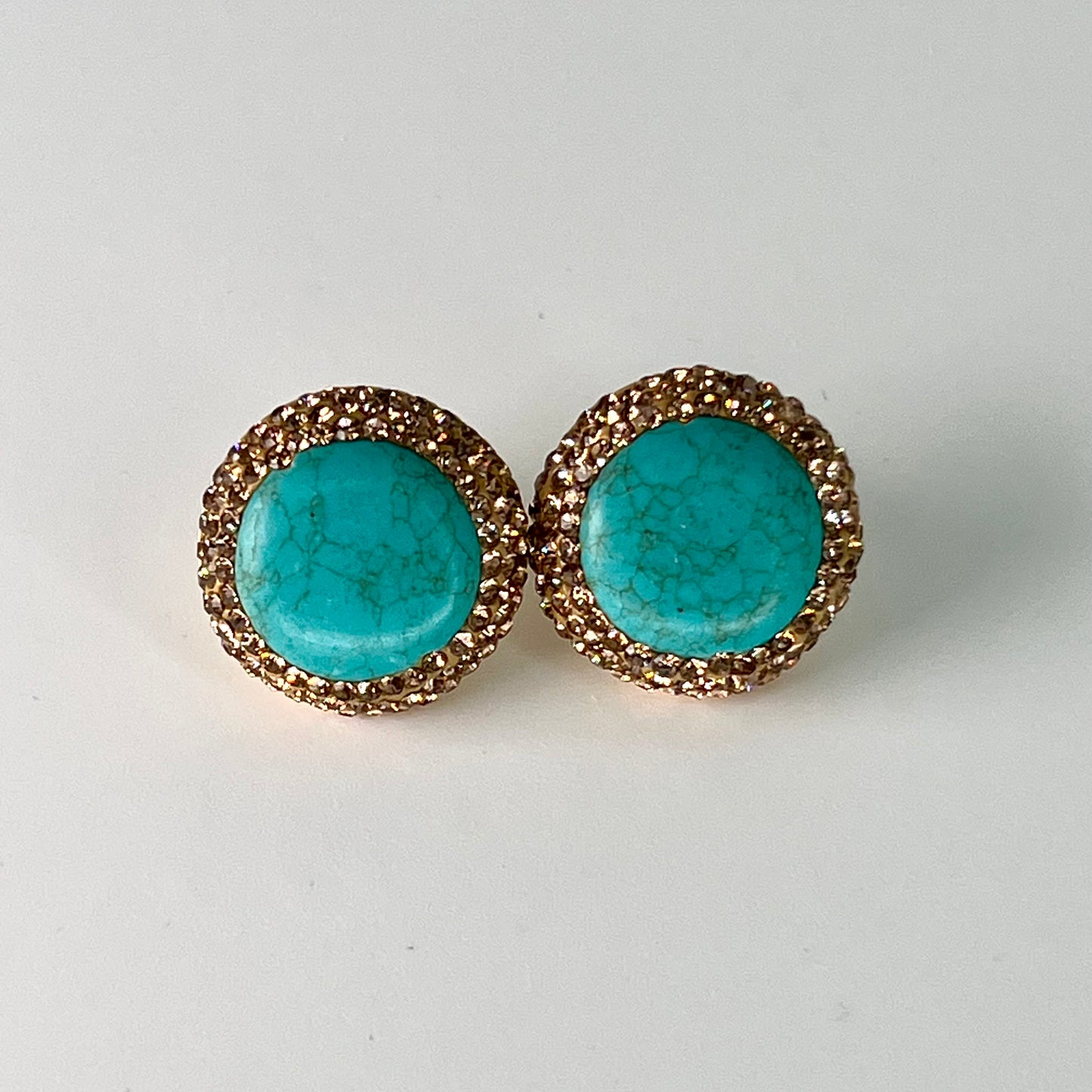 Turquoise Pops Studs