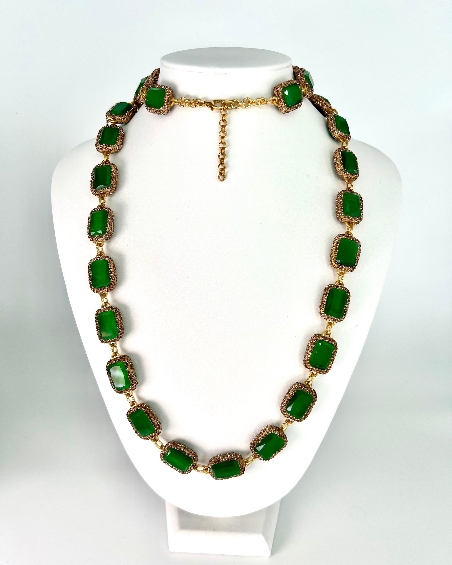 Green Cat’s Eye Necklace