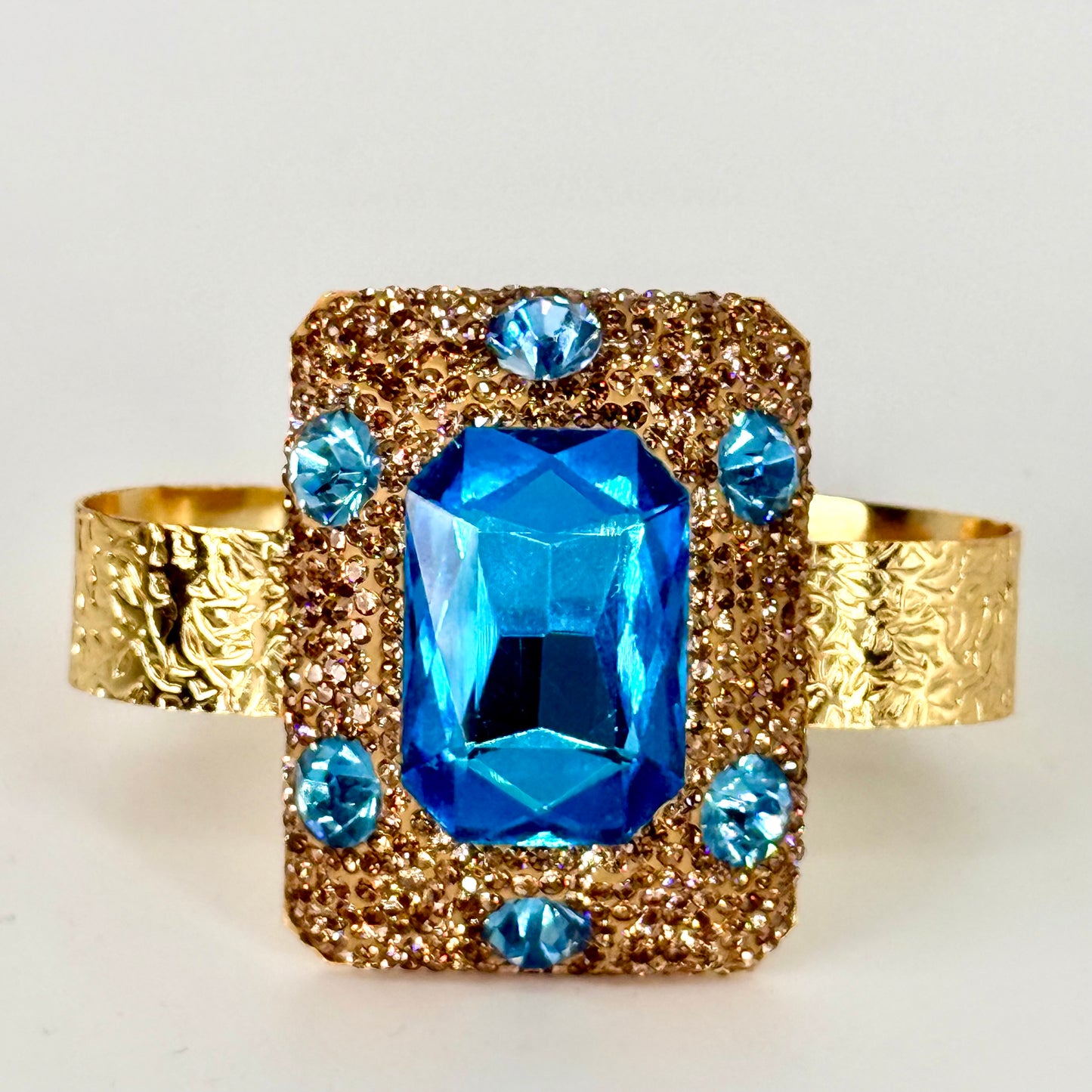 Gold & Green Grace Bangle