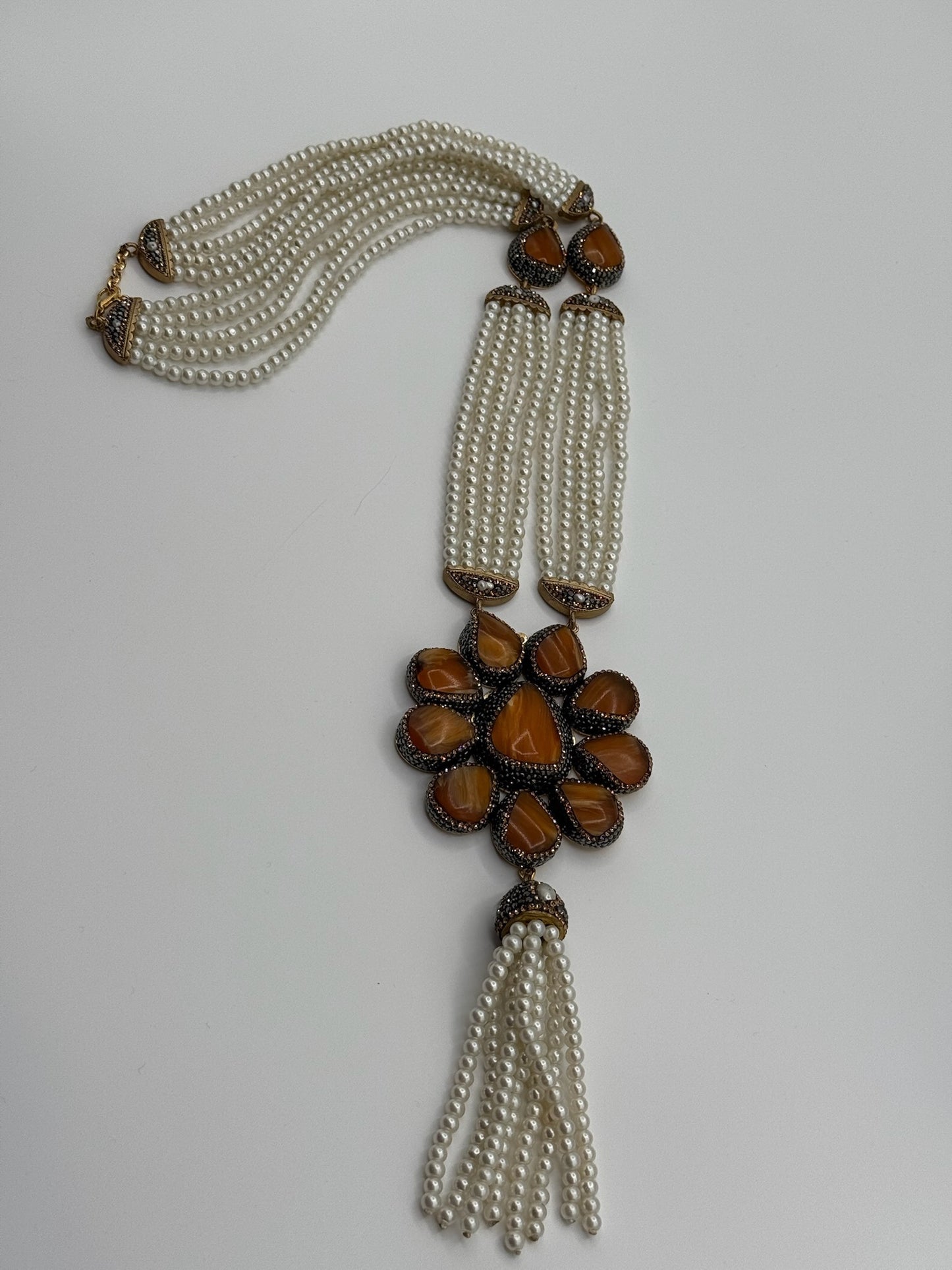 Pearl Topaz Necklace