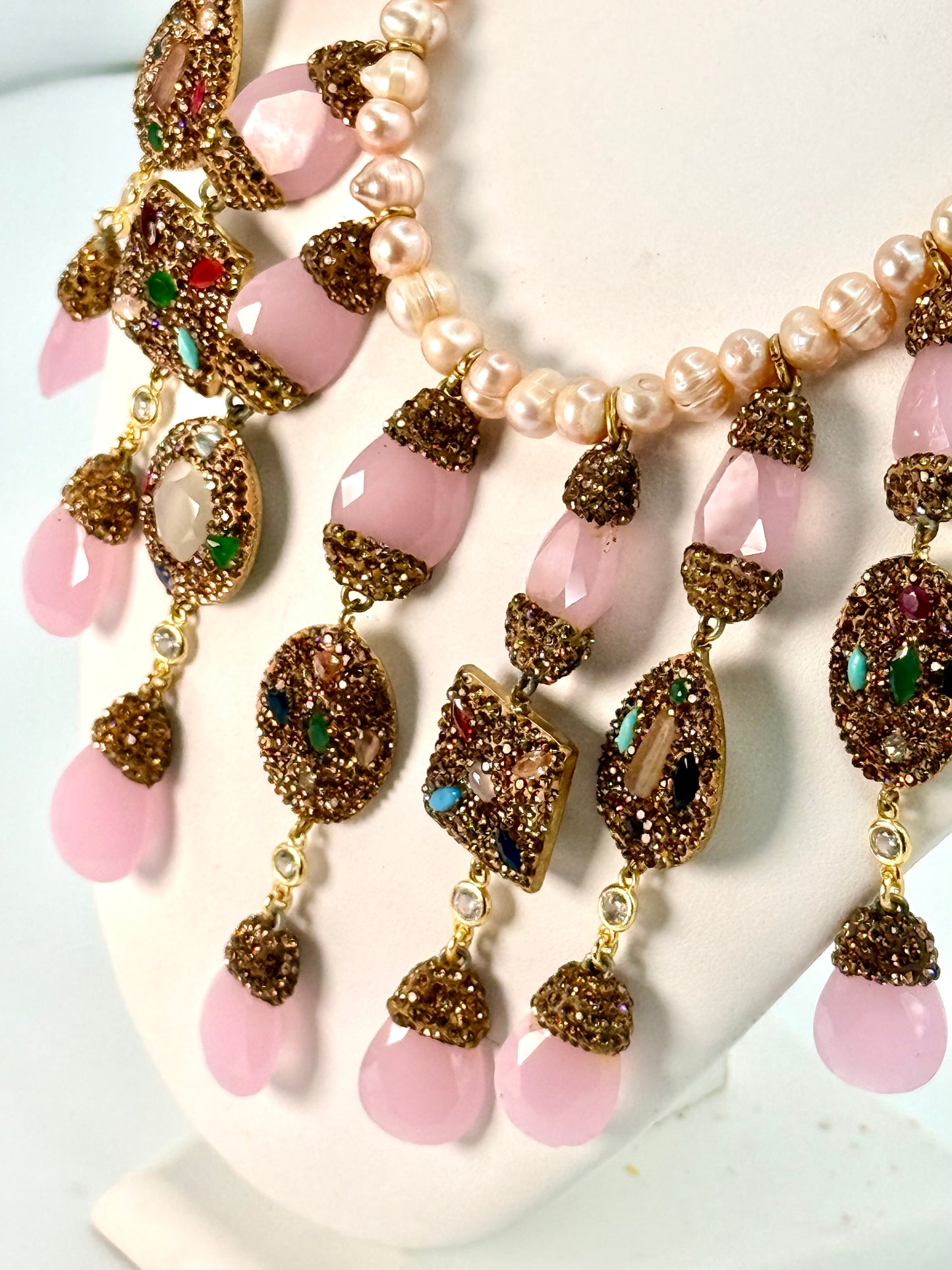 Pink Statement Necklace