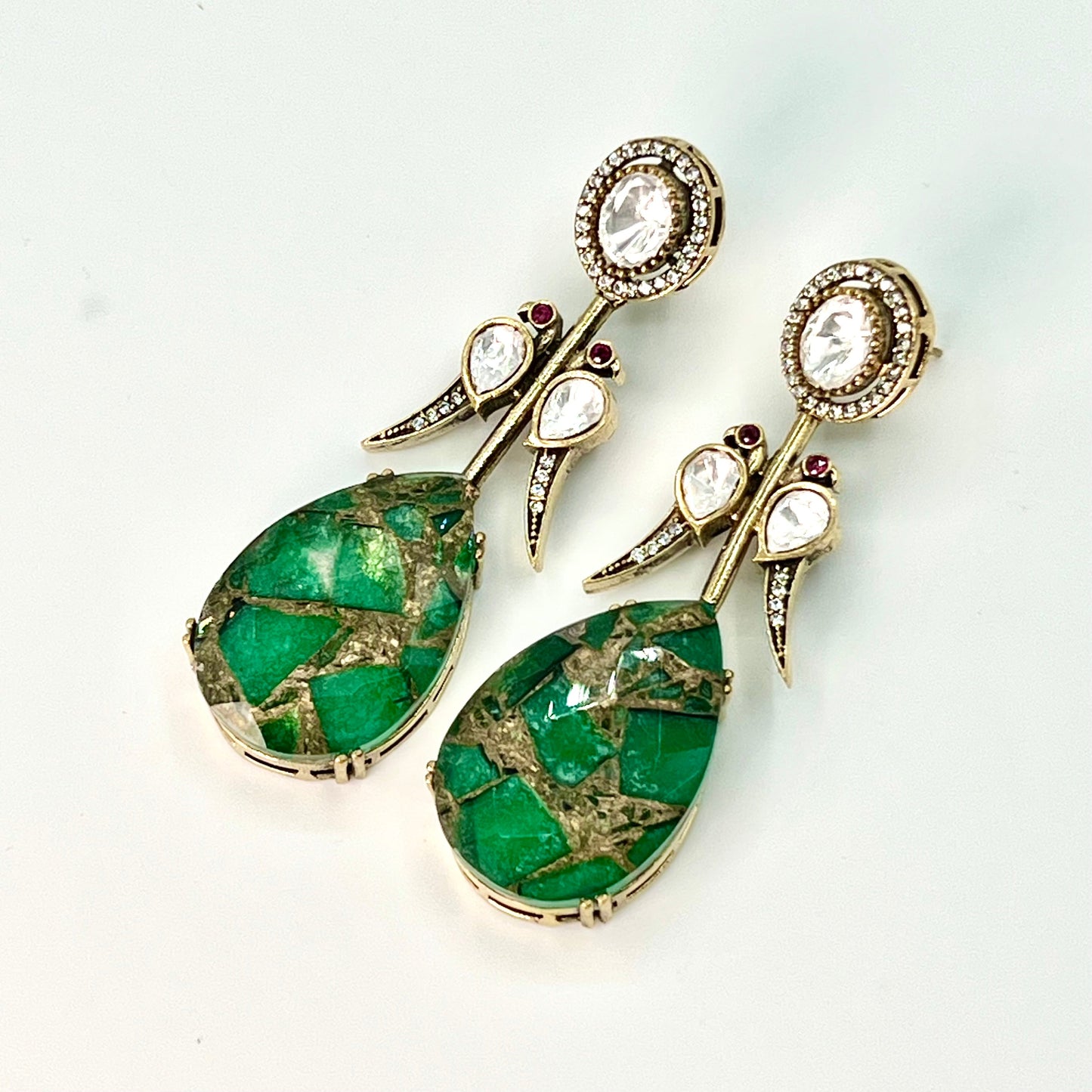 Polki Firestone Earrings