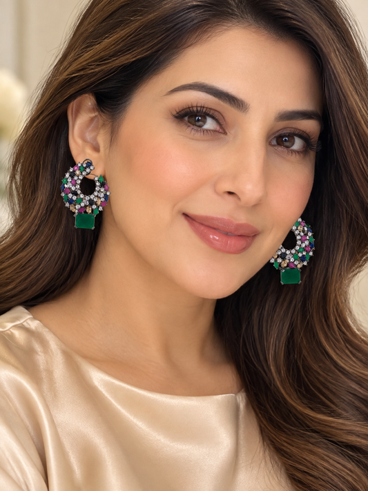 Celestial Gemstone Earrings