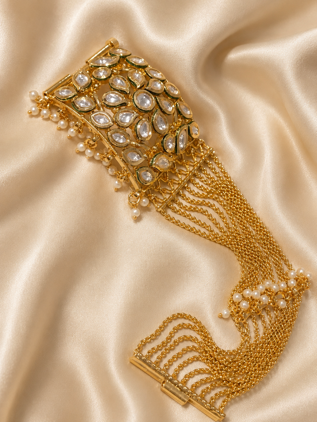 Kundan Multi-Chain Bracelet