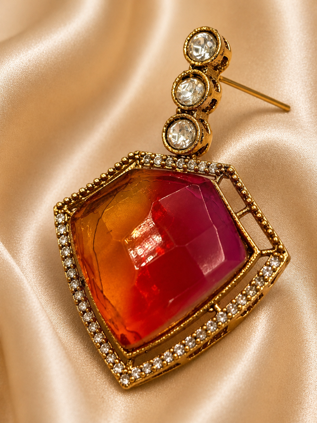 Sunset Glow AD Necklace & Earring Set