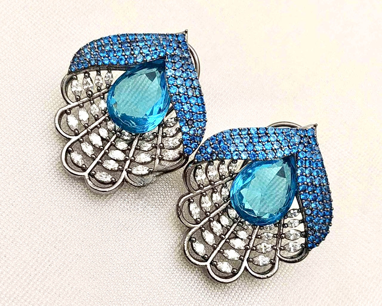 Stunning Crystal Statement Earrings