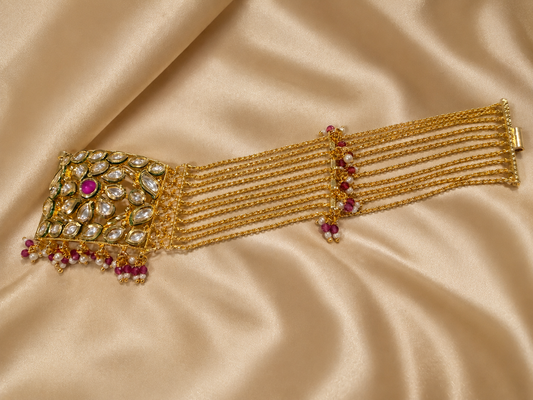 Kundan Multi-Chain Bracelet
