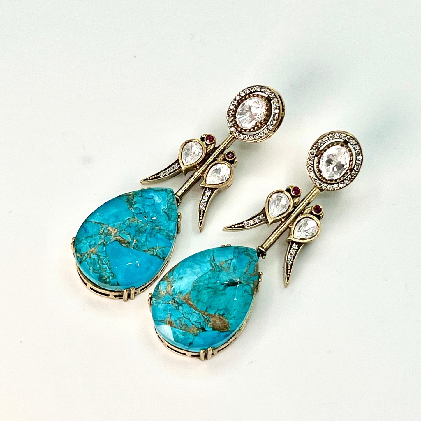 Polki Firestone Earrings