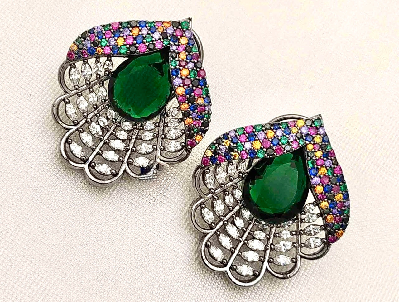 Stunning Crystal Statement Earrings