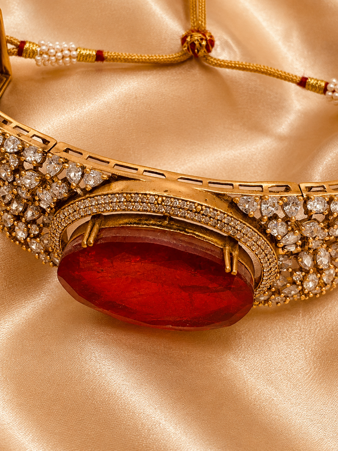 Ruby & AD Chokar Set