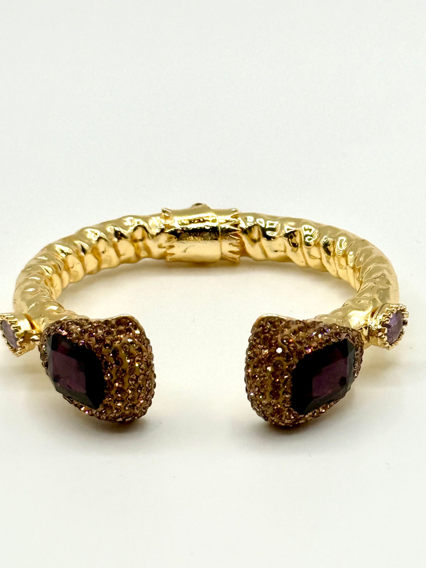 Purple Crystal Bangle