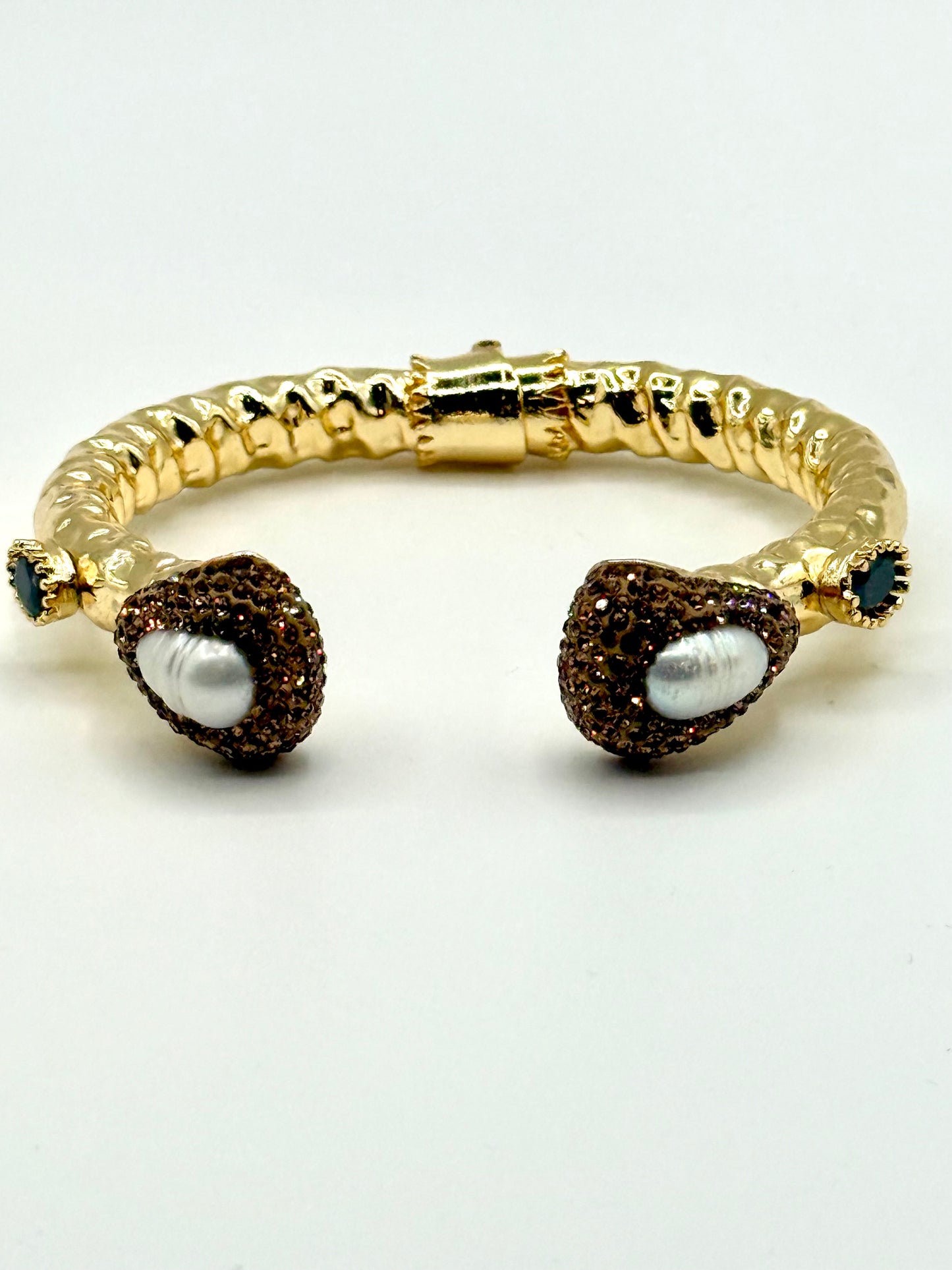 Pearl Bronze Bangle