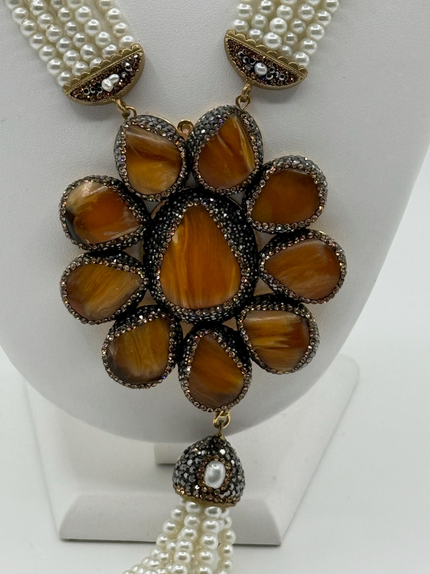 Pearl Topaz Necklace