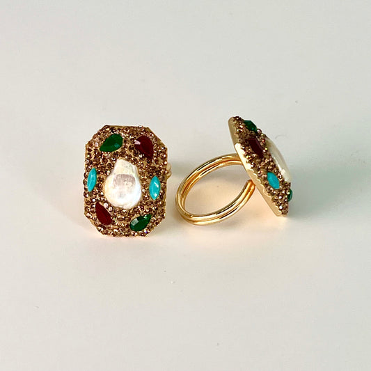 Regal Gem Charm Ring