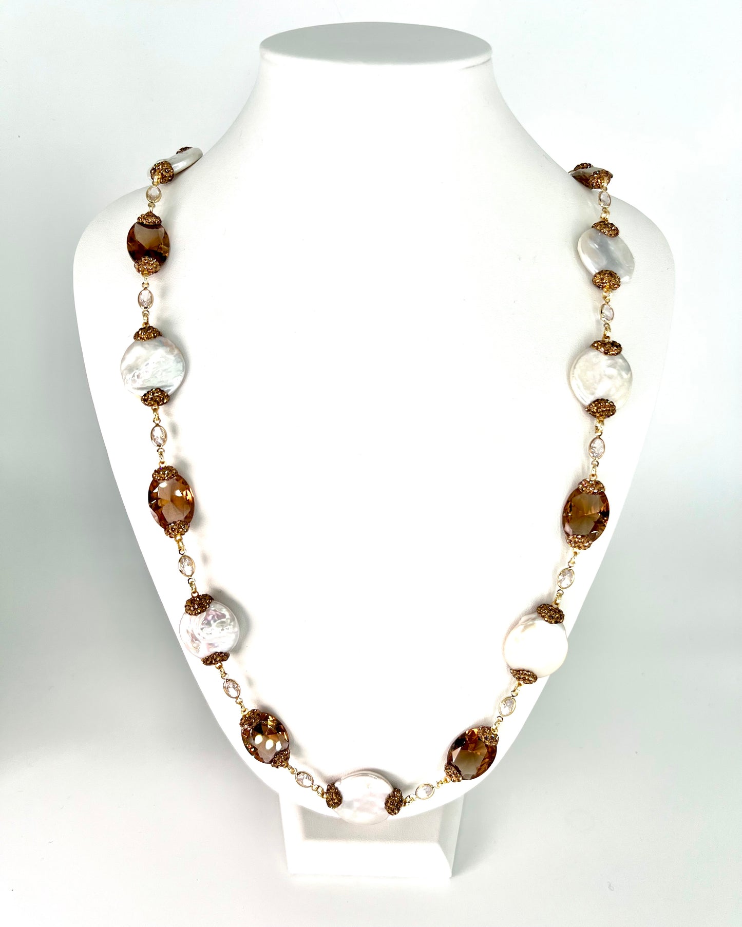 Zultanite & Baroque Pearl Necklace