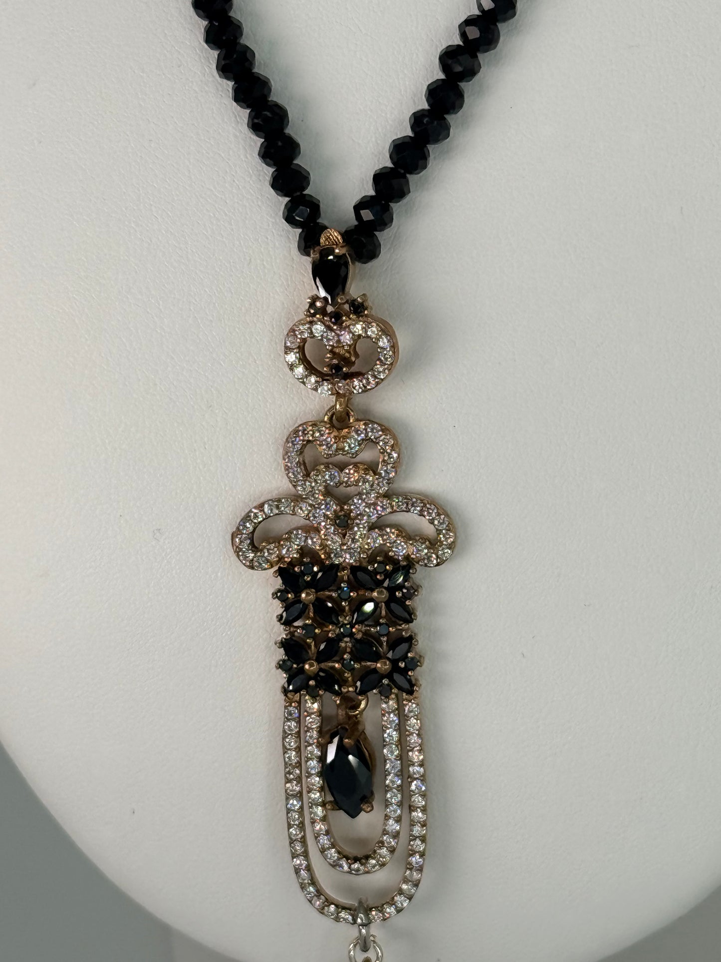 Onyx Necklace - Intricate Design