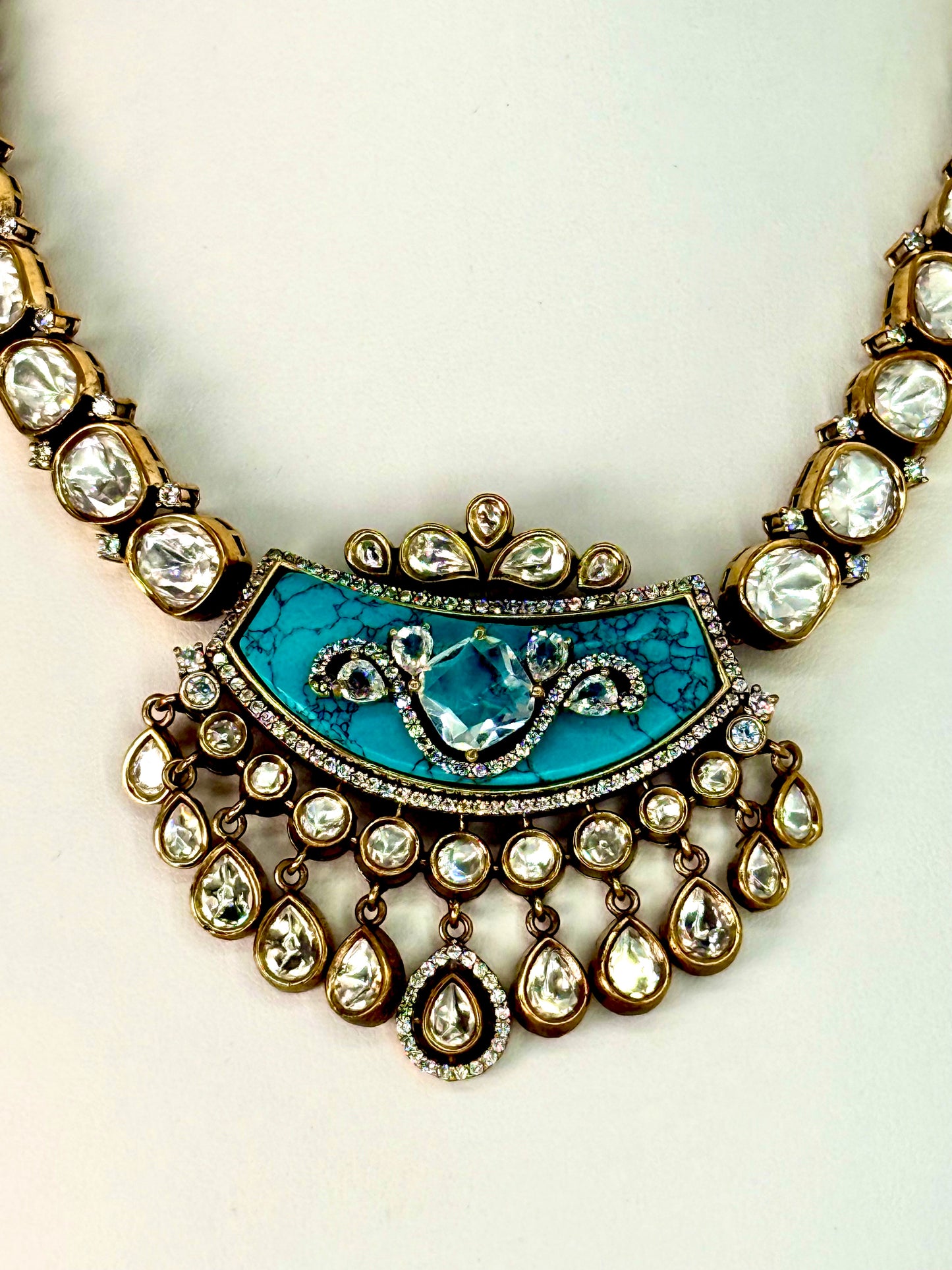 Polki Elegant Necklace Set