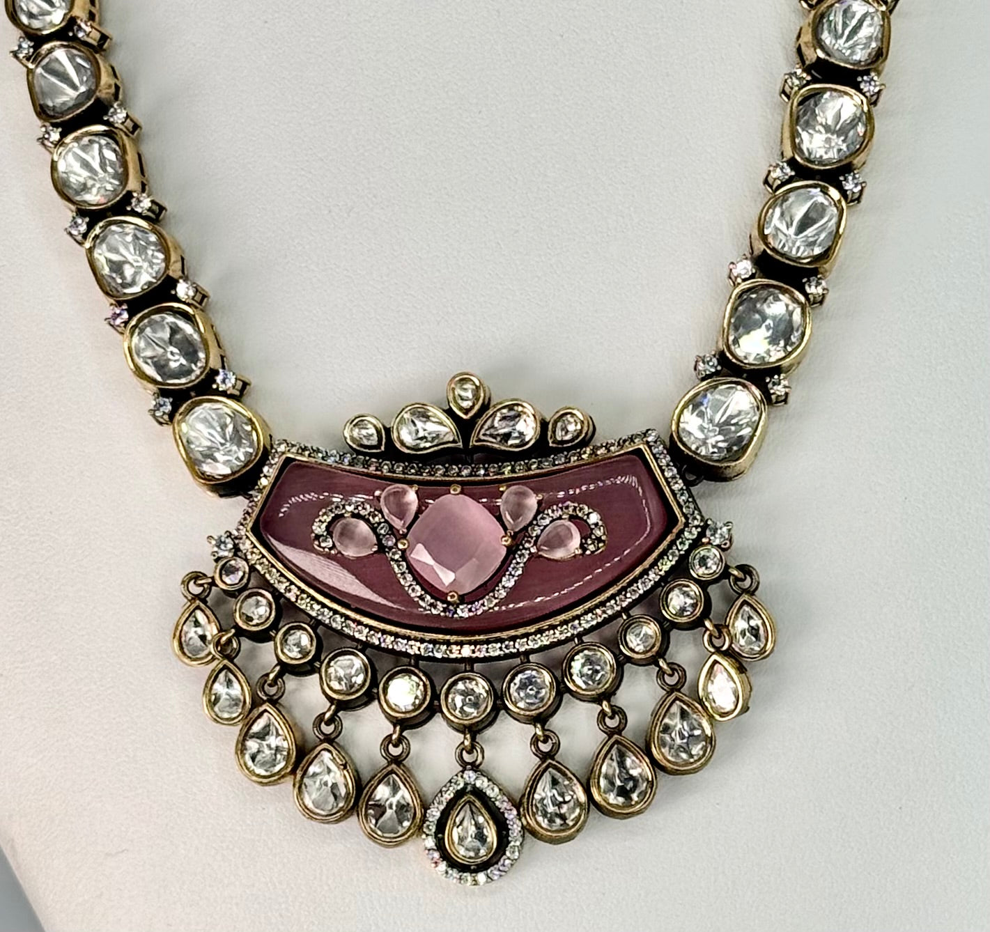 Polki Elegant Necklace Set