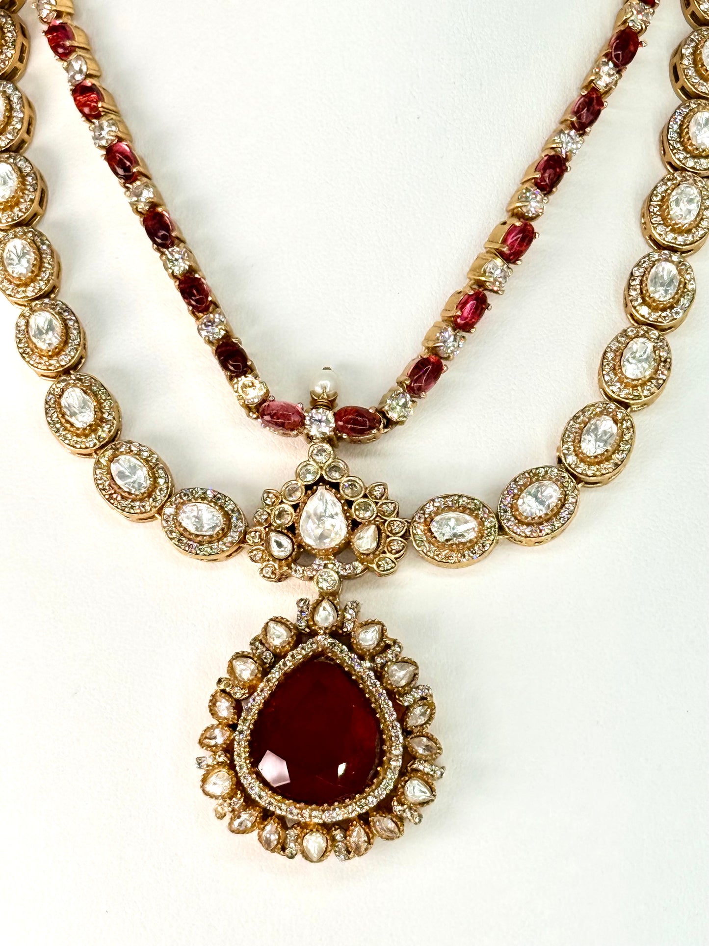 Royal Crimson Necklace Set