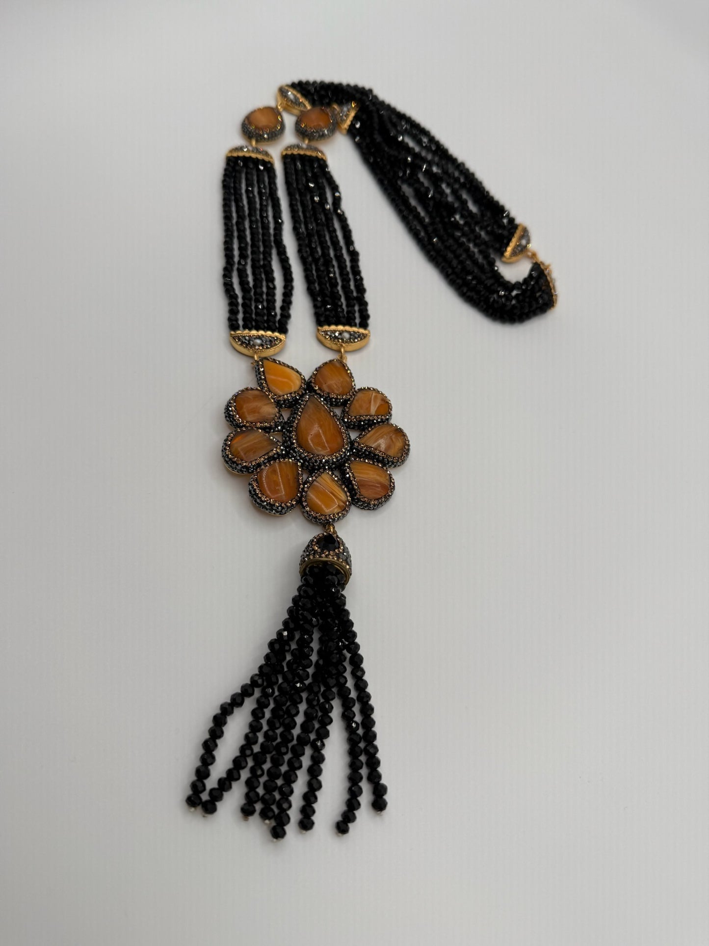 Golden floral Necklace