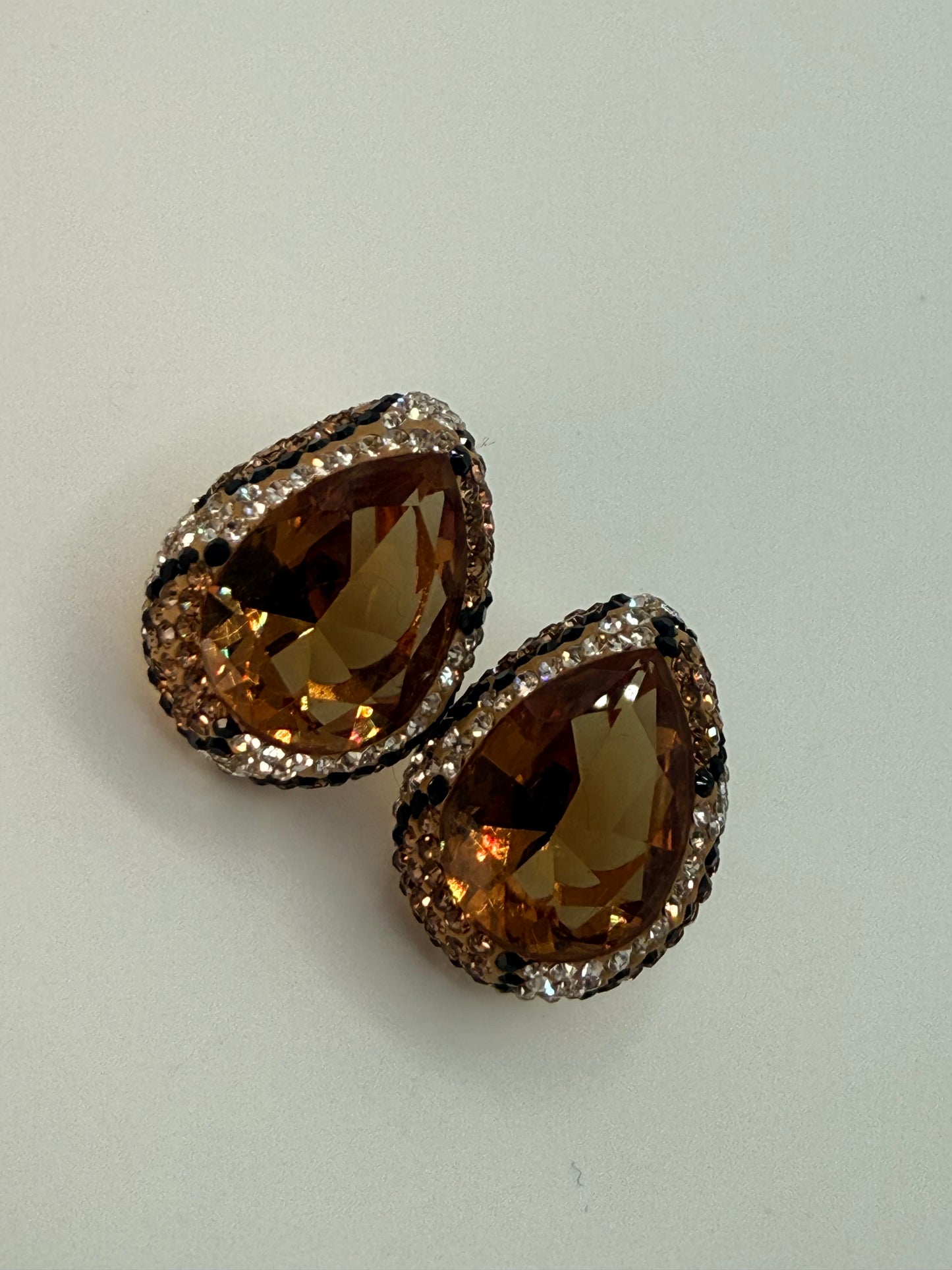 Zultanite Leopard Marcasite Studs