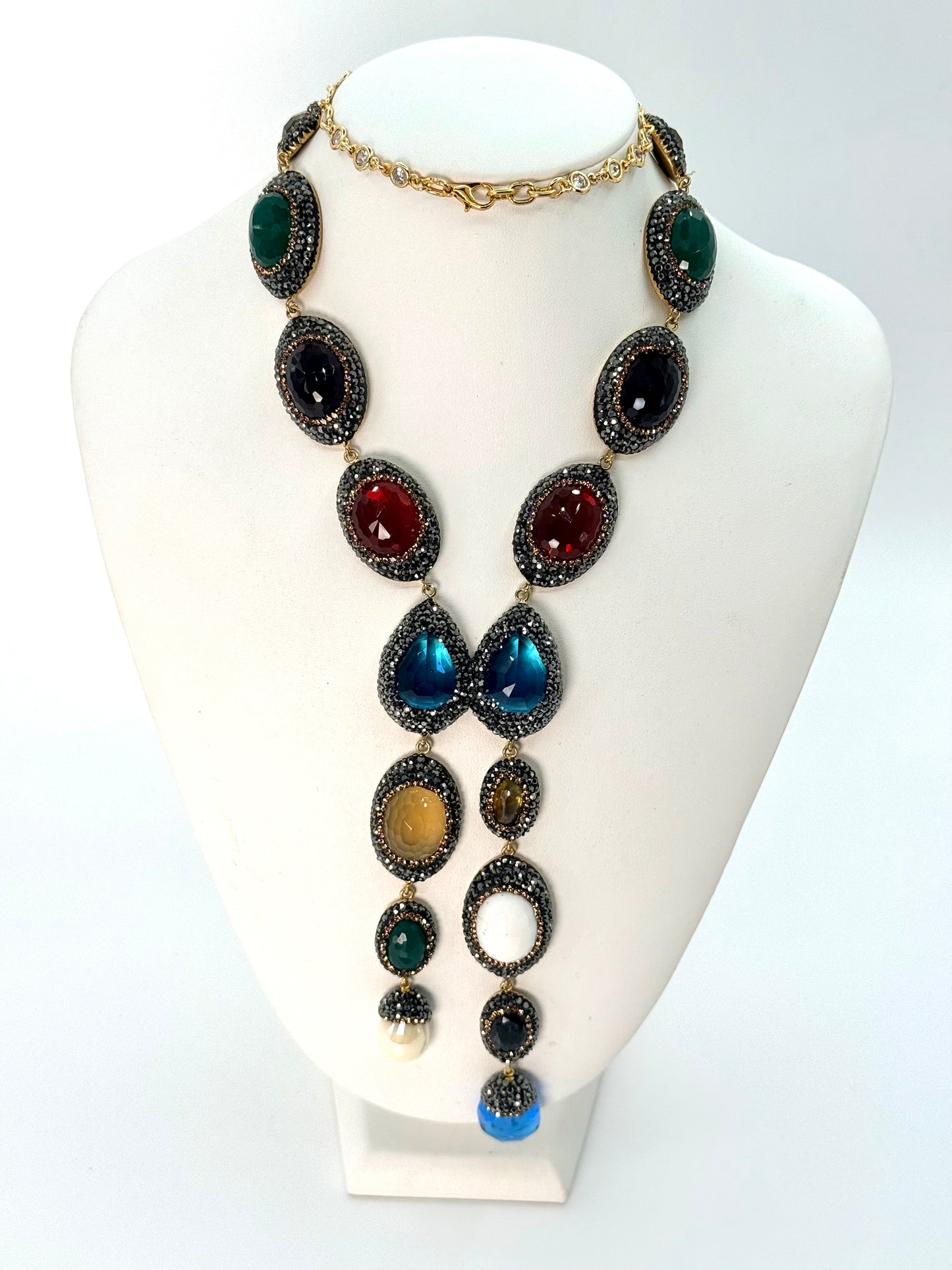 Multicolor Double-Strand Necklace