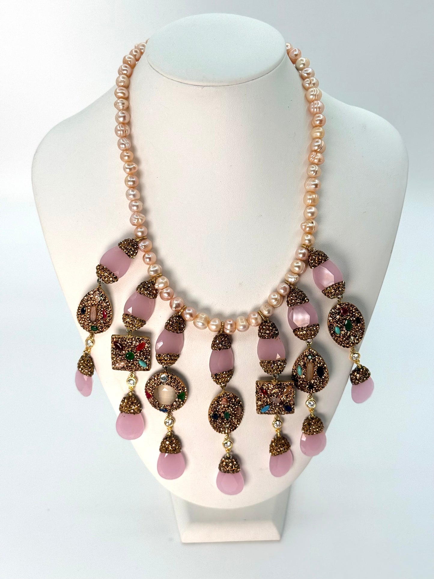 Pink Statement Necklace