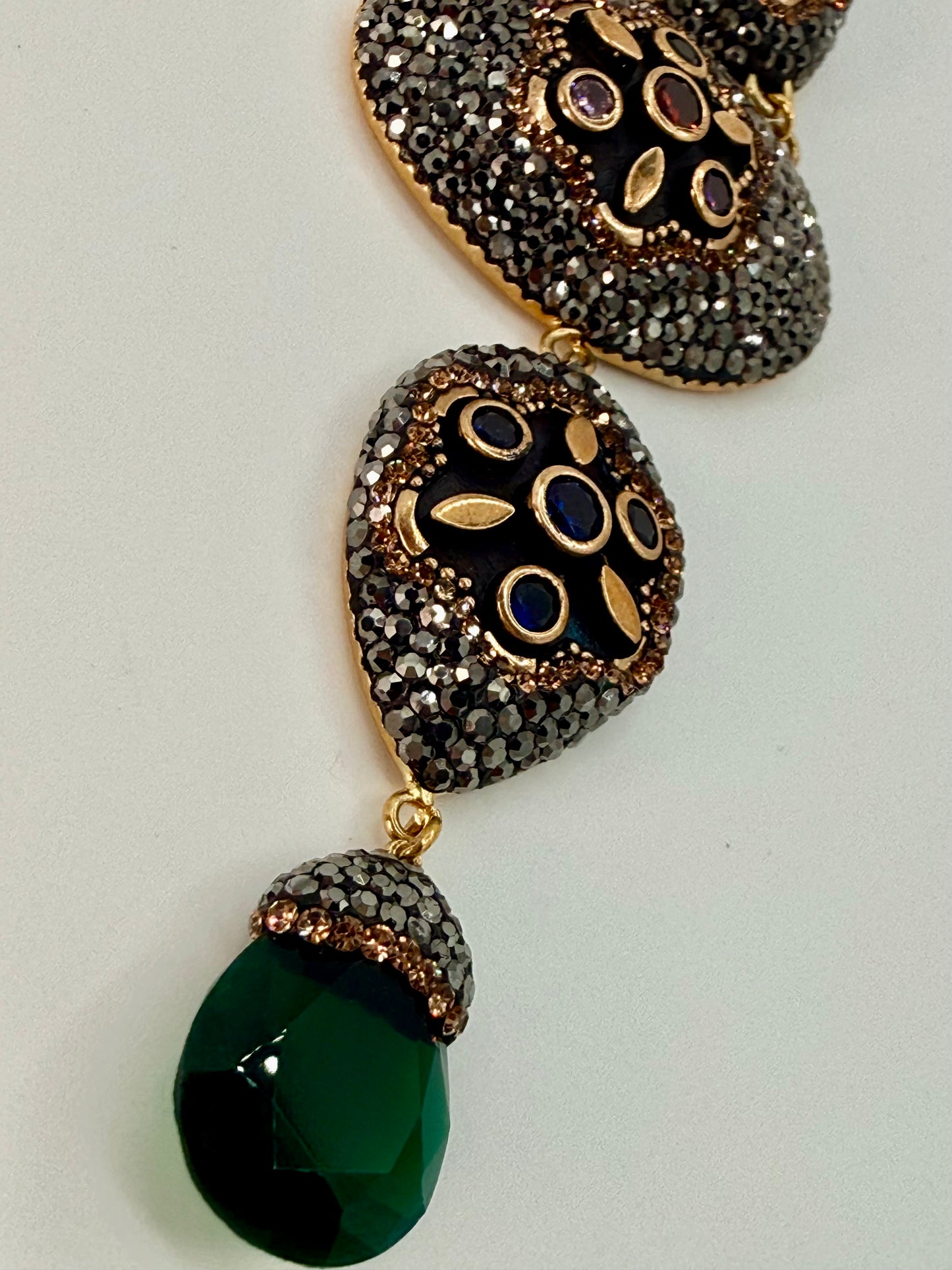 Antique Medieval Emerald Necklace