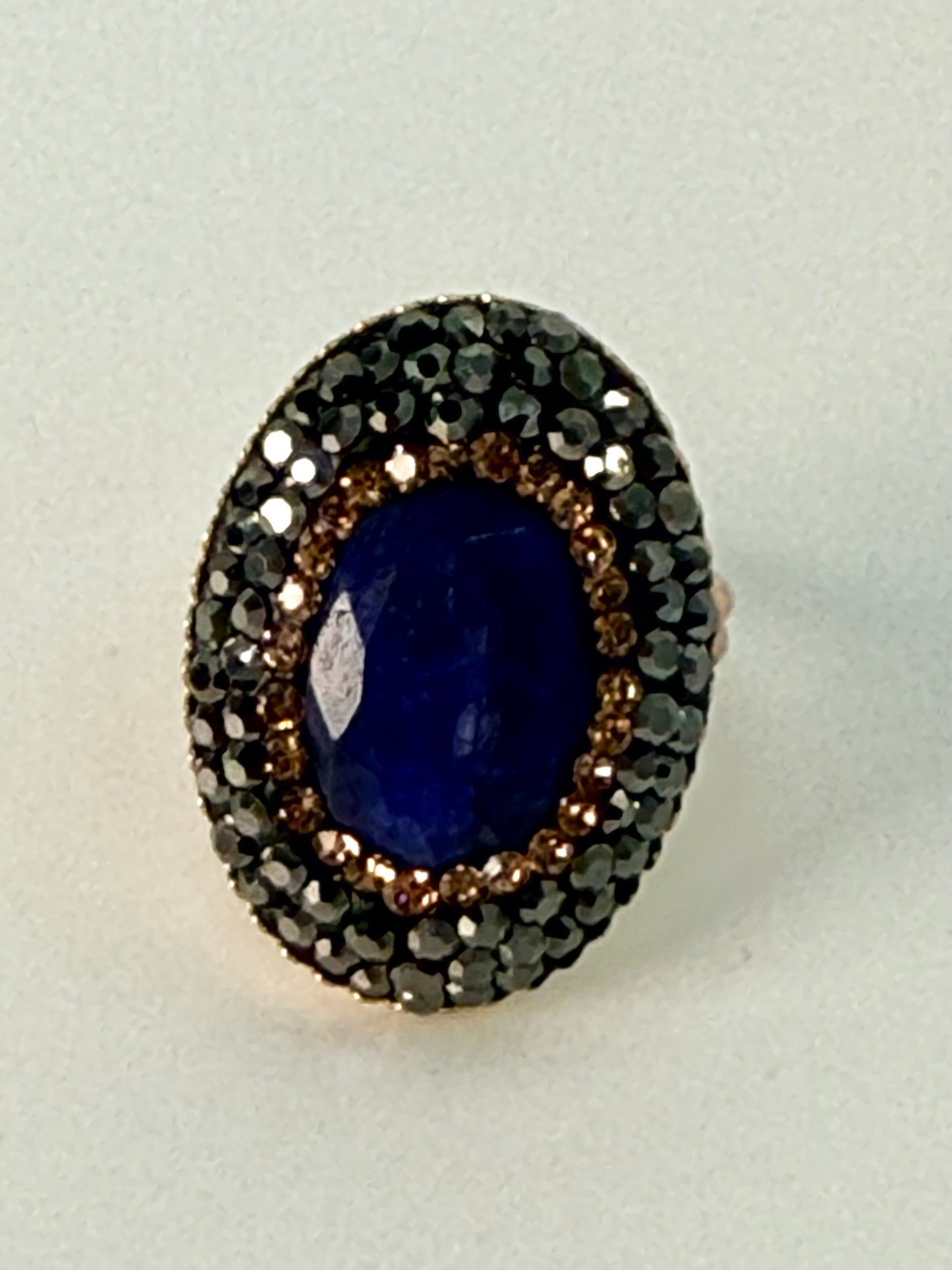 Black Marcasite Four-Piece Locket Set