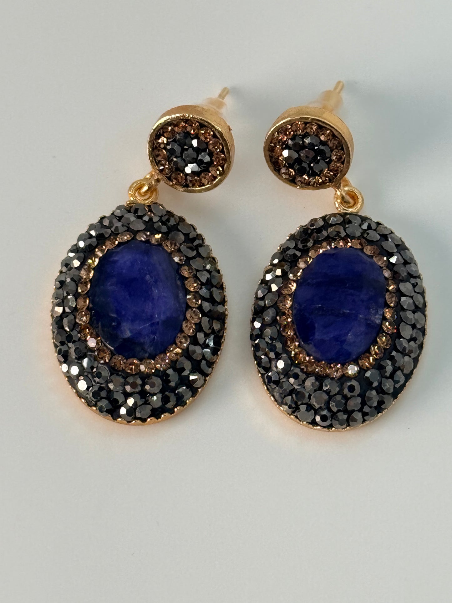 Black Marcasite Four-Piece Locket Set