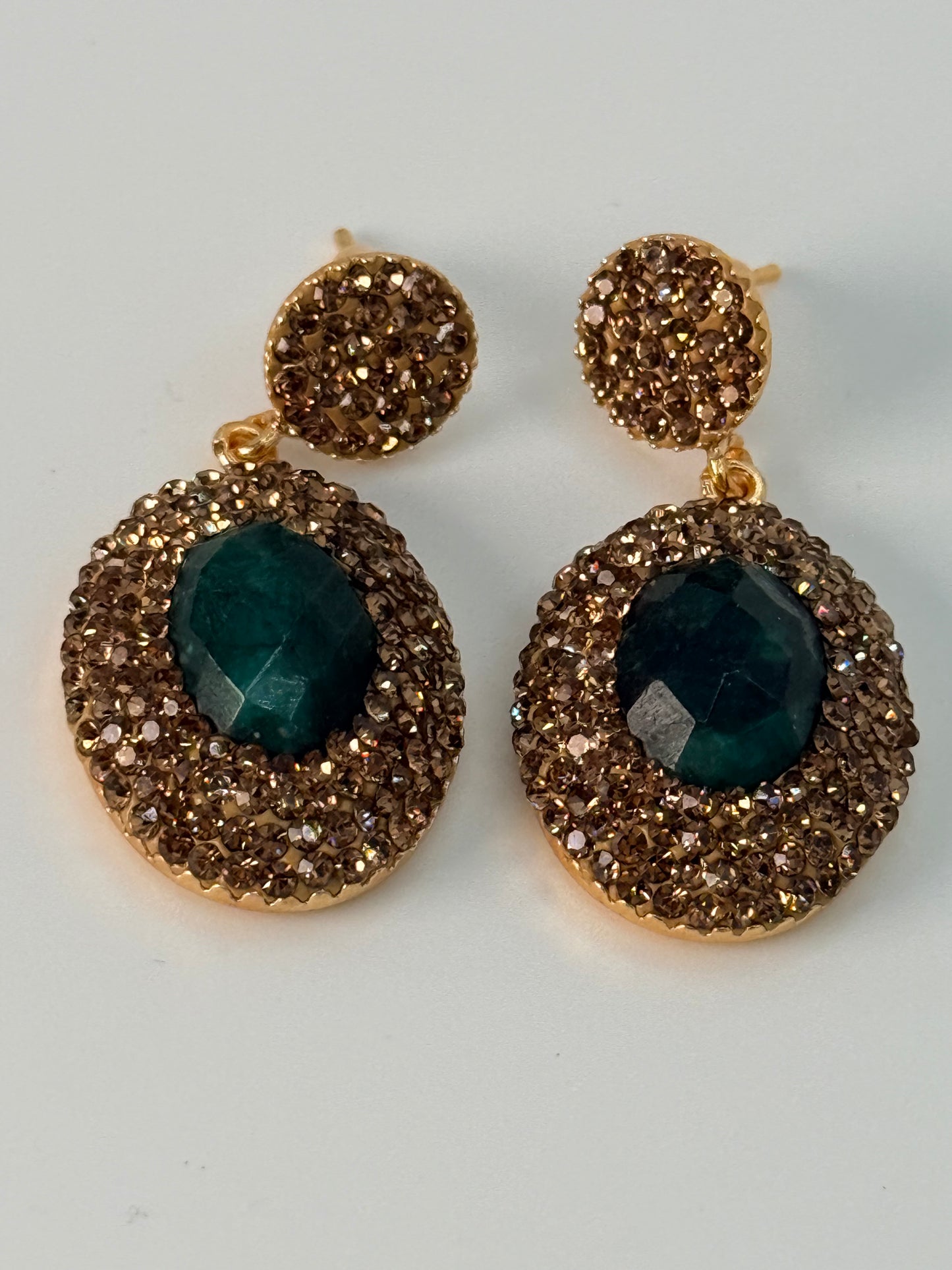 Gold Marcasite Four Piece Jewelry Set