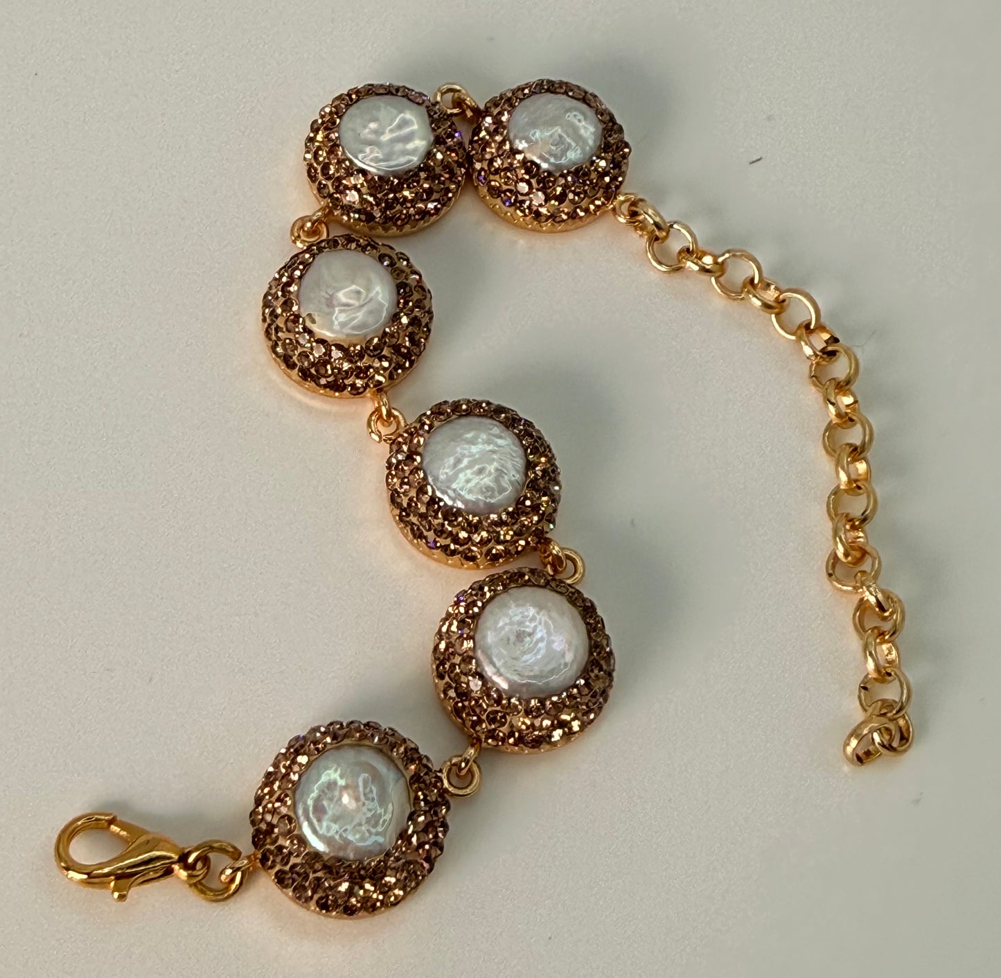 Mother of Pearl Statement Bracelet