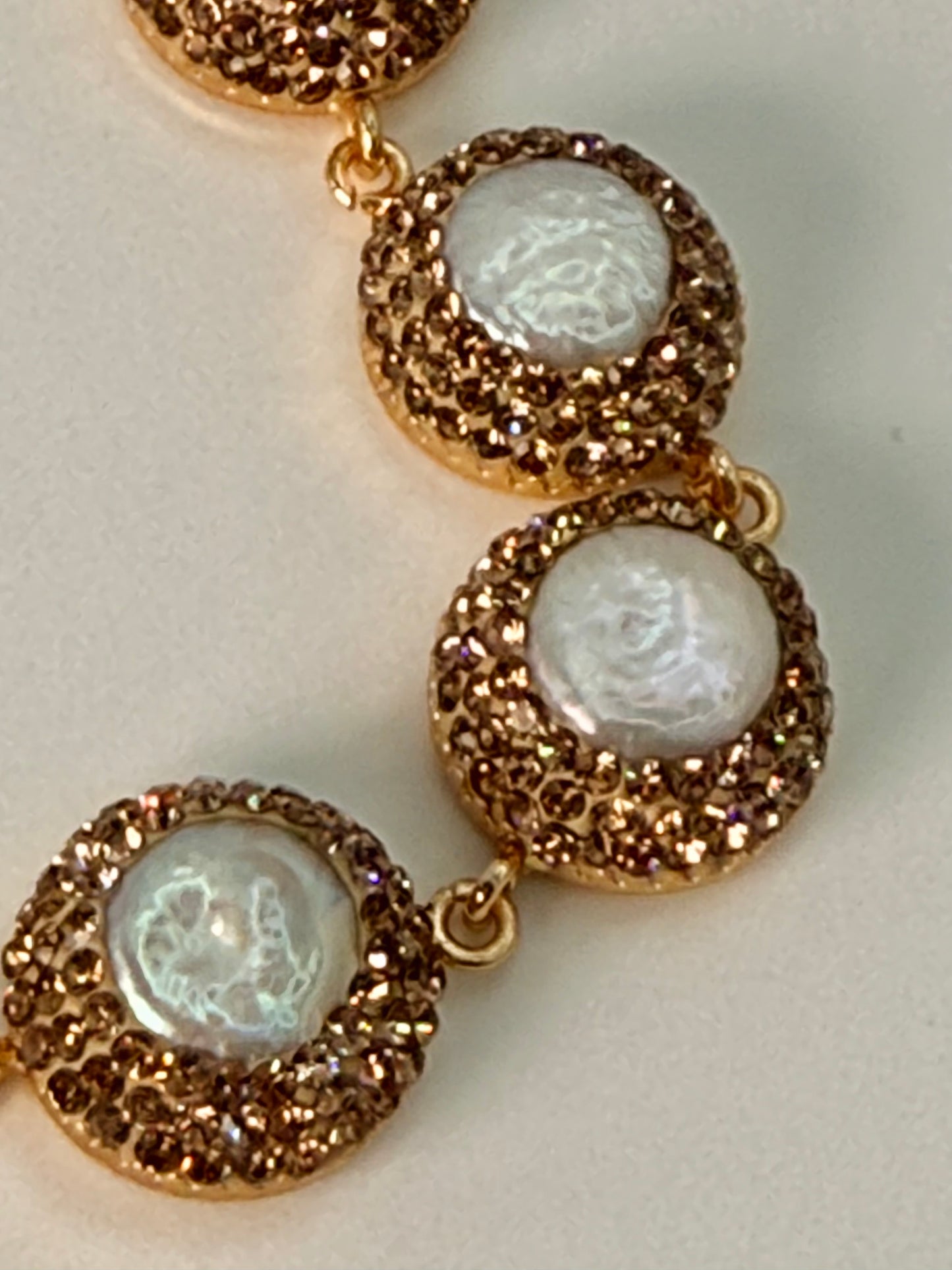 Mother of Pearl Statement Bracelet